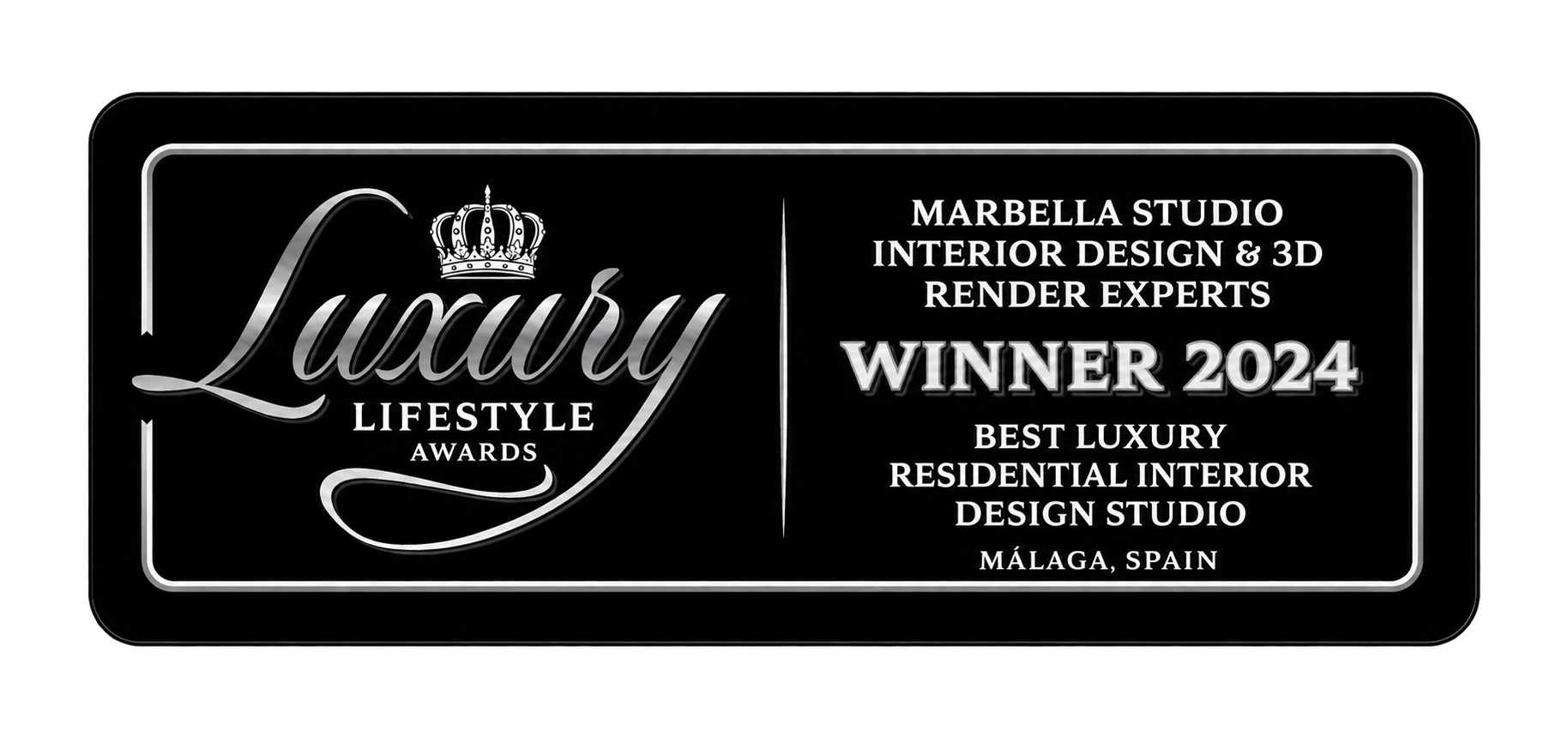 Luxury Lifestyle Awards 2024 · Best Luxury Residential Interior Design Studio · Málaga, Spain
