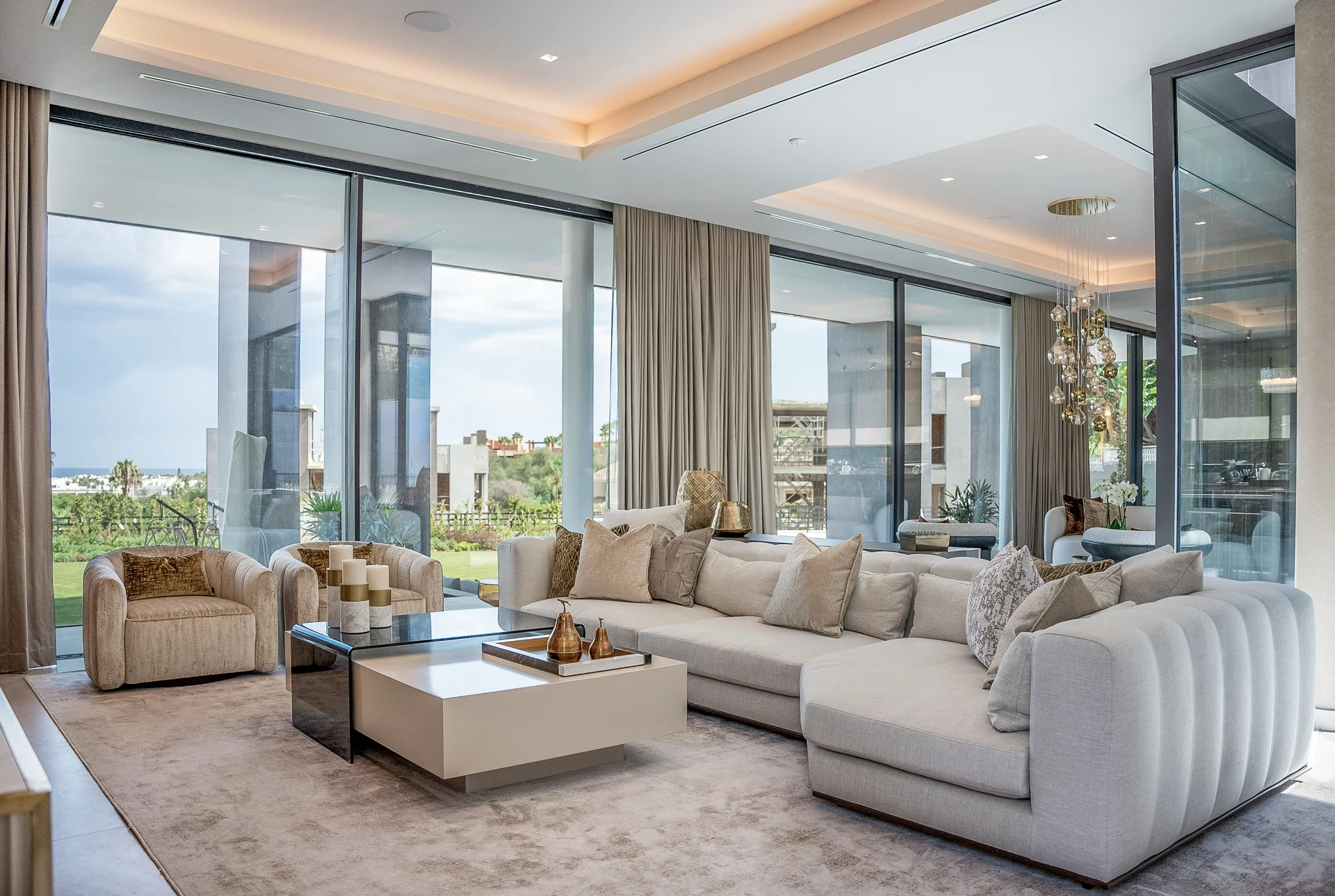 Main living area opening towards the garden