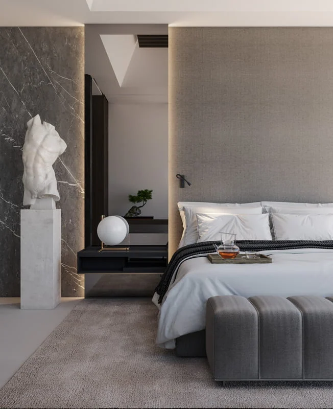 Dormitorio principal en Marbella