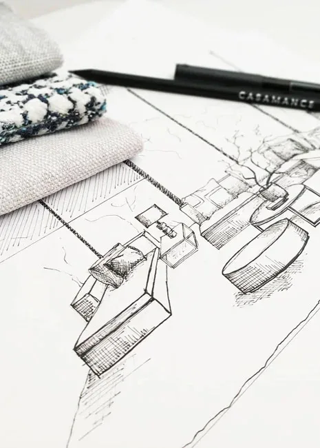 Space planning and furniture distribution